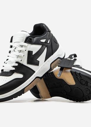 Off-white - out of office black white sneakers.3 фото