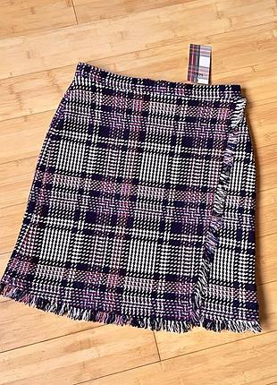 Твідова міні-спідниця