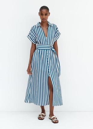 Zara -60% 💛 сукня льон розкішна котон стильна xs, м, l, xl2 фото