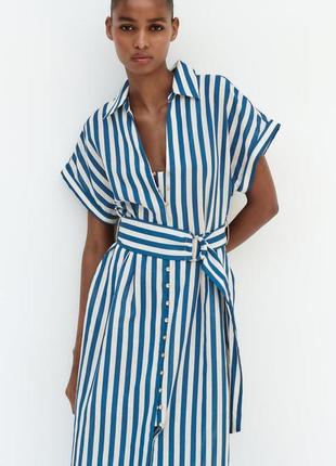 Zara -60% 💛 сукня льон розкішна котон стильна xs, м, l, xl6 фото