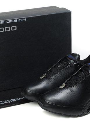 Кроссовки adidas porsche design iv р 5000 leather black grey. 40 - 41р3 фото