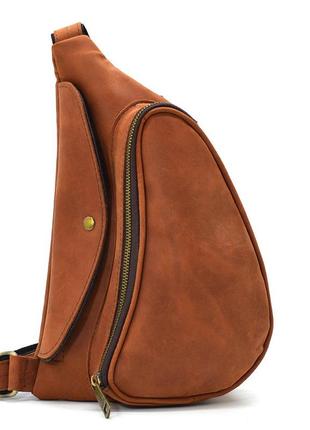 Кожаный рюкзак tarwa rb-3025-3md рюкзак-слинг на одно плечо