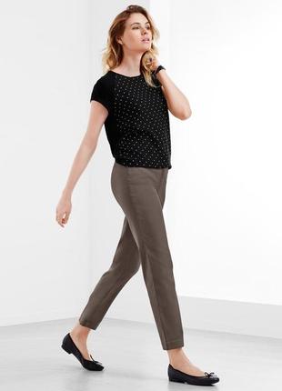 Стильні комфортні штани з бенгаліна, супер зручні! tchibo (німеччина), розмір 36 євро = 42-443 фото
