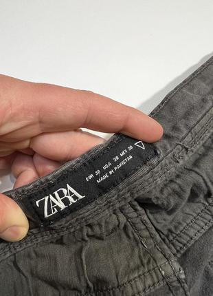 Джинсы zara темно серые2 фото