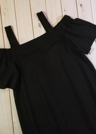 Оригинальное женское мини платье черного цвета, сарафан5 фото