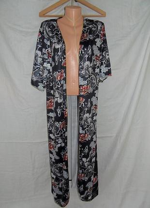 Китайский халат в драконах р. s-xl