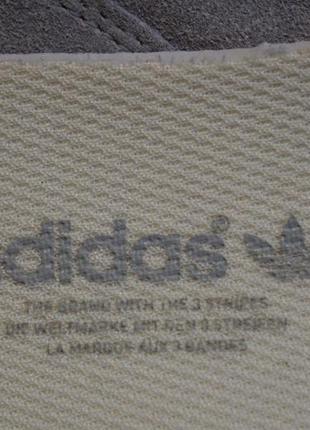 Високі світло-сірі замшеві кросівки adidas basket profi 36 2/3 р.7 фото