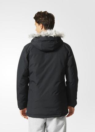 Зимняя мужская куртка парка теплая плотная adidas xl2 фото