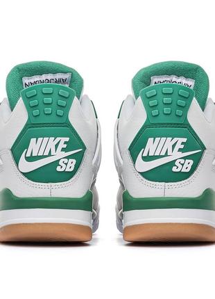 Nike air jordan 4 retro sb green5 фото