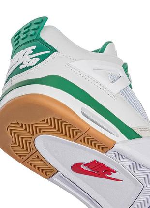 Nike air jordan 4 retro sb green7 фото