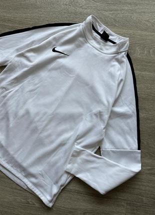 Спортивний світшот білосніжна кофта з кишенею спортивна для тренування бігу nike hoodie dry8 фото