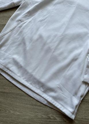 Спортивний світшот білосніжна кофта з кишенею спортивна для тренування бігу nike hoodie dry6 фото