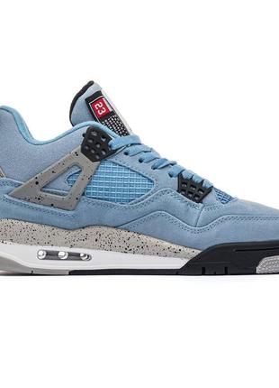 Nike air jordan 4 retro university blue3 фото