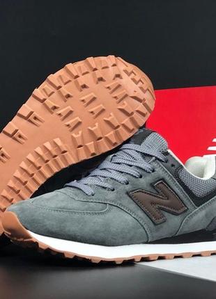 Жіночі кросівки new balance 574  classic  темно сірі