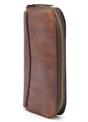 Мужской кожаный кошелек клатч длинный tarwa gb-711-3md5 фото