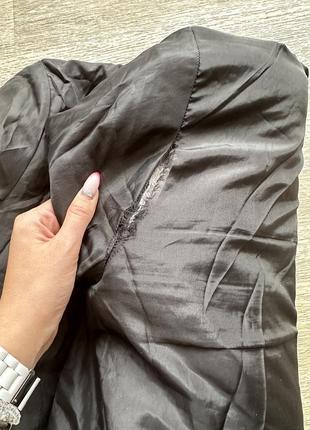 H&m шерстяная мужская стеганая куртка утепленная бомбер темно-синий 40/l9 фото