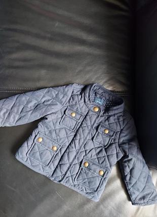 Детская весенняя стеганная куртка gap baby (18-24 месяца)