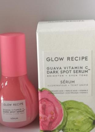 Сыворотка от пигментации glow recipe guava vitamin c + ferulic dark spot serum, 30 мл3 фото