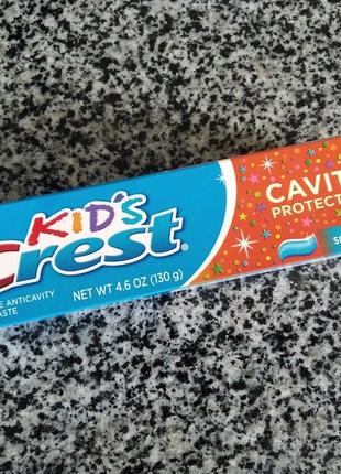 Дитяча зубна паста crest kids cavity protection sparkle fun