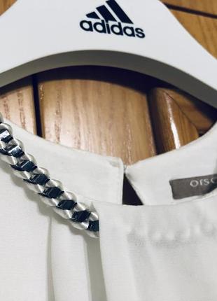 Шифоновая блуза с ожерельем , orsay , оригинал6 фото