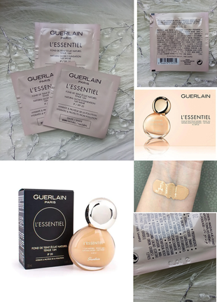 🔶guerlain l'essentiel natural glow foundation spf20 стійкий тональний засіб для обличчя з ефектом сяйва