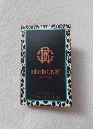 Жіноча парфумована вода пробник roberto cavalli paradiso