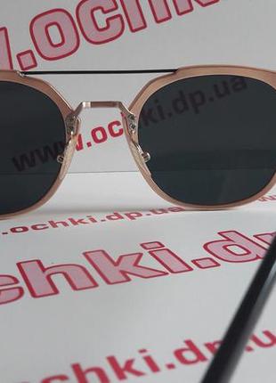 Солнцезащитные очки зеркальные розовые4 фото