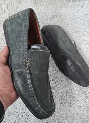 Мужские мокасины туфли натуральная кожа s&g лондон 40р. b0235 фото