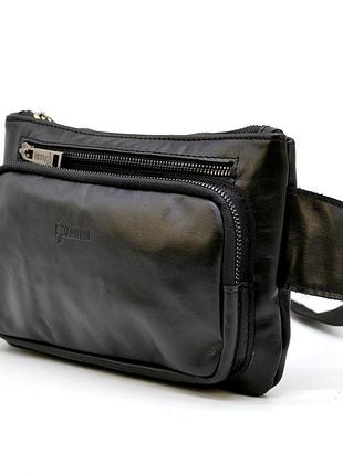 Cумка бананка на пояс из натуральной кожи ga-8137-3md tarwa
