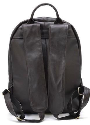 Шкіряний чоловічий міський рюкзак tarwa gc-7273-3md коричневий4 фото