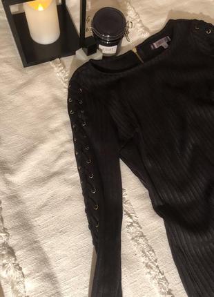 Сукня рубчик міді