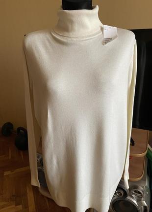Новый молочный гольф, водолазка, свитер h&m