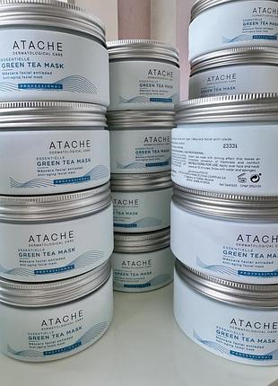 Восстанавливающая и успокаивающая маска atache essentielle reafirming mask green tea1 фото