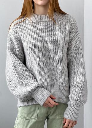 Розкішний светр крупної вʼязки