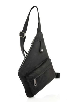 Рюкзак слинг через плечо, рюкзак моношлейка ra-6501-4lx бренд tarwa из лошадиной кожи2 фото