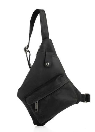 Рюкзак слінг через плече, рюкзак моношлейка ra-6501-4lx бренд tarwa з кінської шкіри