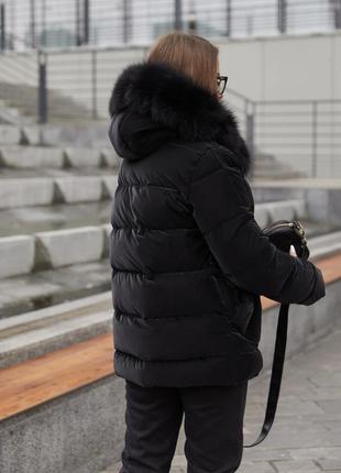Зимня куртка з натуральним хутром1 фото