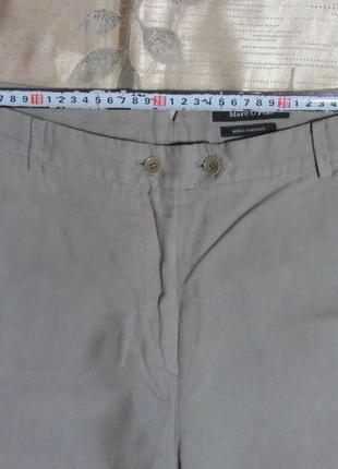 Льняные брюки marc o'polo женские брюки лен + хлопок9 фото