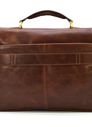 Шкіряний чоловічий портфель на два відділення tarwa gb-2067-4lx6 фото