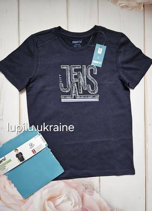 Pepperts  футболка 134/140 р на хлопчика мальчика синяя2 фото