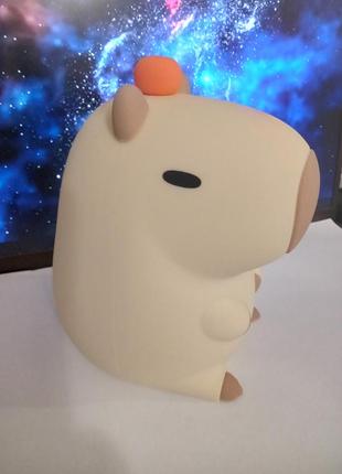 Детский ночник/светильник капибара6 фото