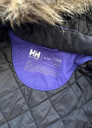 Стильна дитяча термо куртка парка helly hansen 6/1164 фото
