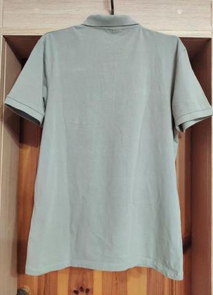 Бренду asos, оригинальная мужская футболка поло, фистанкового цвета, хлопковая3 фото