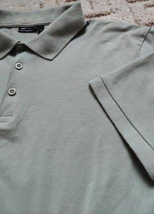 Бренду asos, оригинальная мужская футболка поло, фистанкового цвета, хлопковая6 фото