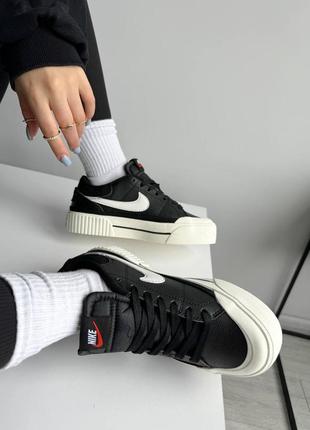 Найк корт лезвия кроссовки nike court legacy lift black5 фото