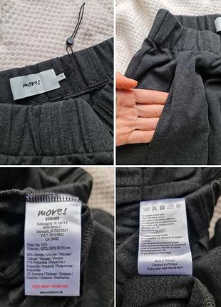 Короткая юбка а силуэта moves трикотажная юбка с высокой посадкой юбка на резинке4 фото