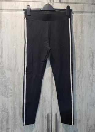 Брюки черные с лампасами m&s collection турция
