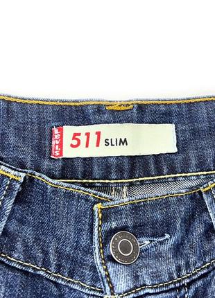 Джинсы фирменные levis 511, slim, качественные3 фото