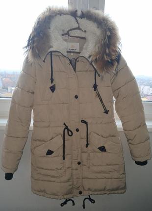 Куртка, парка, пуховик зима, розм м4 фото