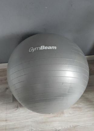 М"яч для фитнеса fitball 65 см gymbeam, серый